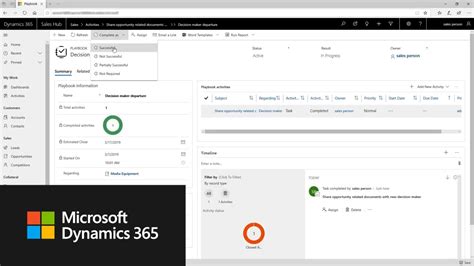 Guided selling using Playbooks in Dynamics 365 for .